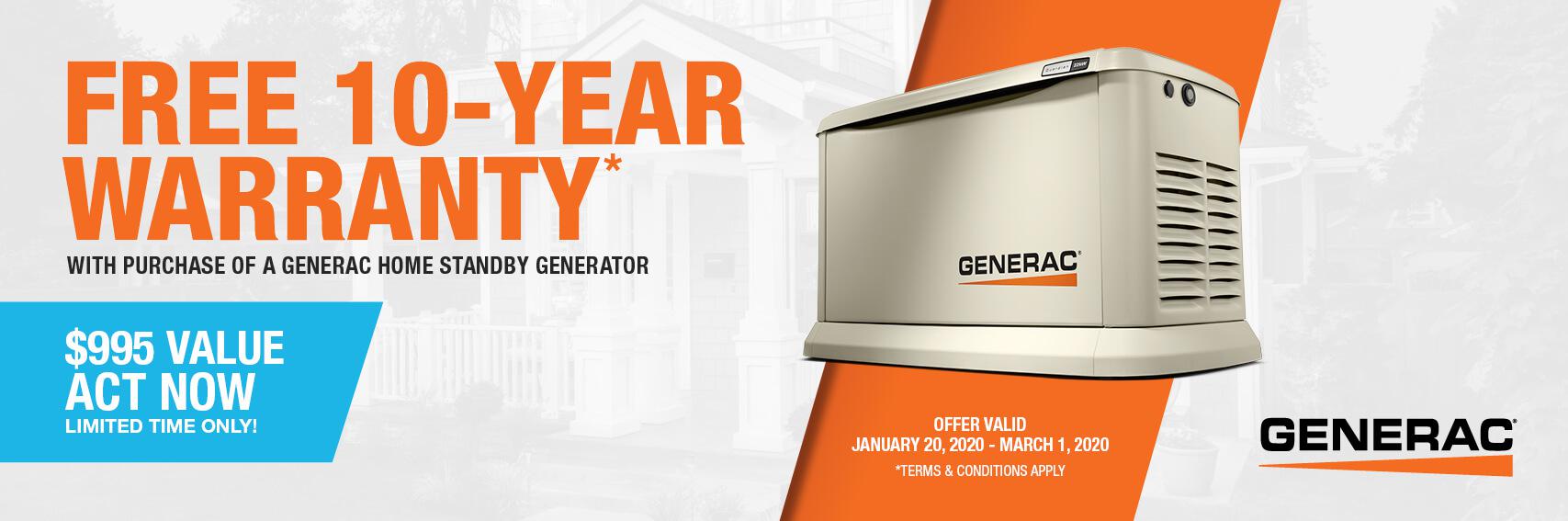 Homestandby Generator Deal | Warranty Offer | Generac Dealer | Glenwood Springs, CO